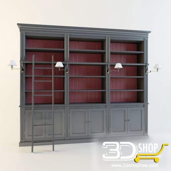 089-3d Models-Classic-Wardrobe & Display Cabinets