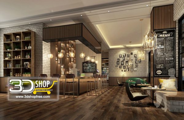 091-Interior Scenes-Cafes & Restaurants-Industrial style