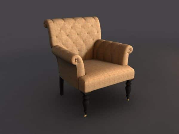 092-3d Models-Armchairs & Sofas-Armchair