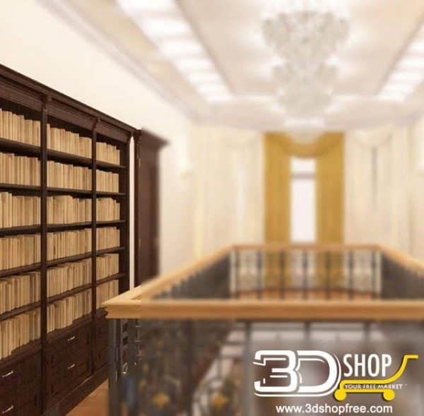 100-3d Models-Classic-Wardrobe & Display Cabinets