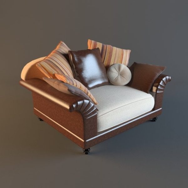 102-3d Models-Armchairs & Sofas-Armchair