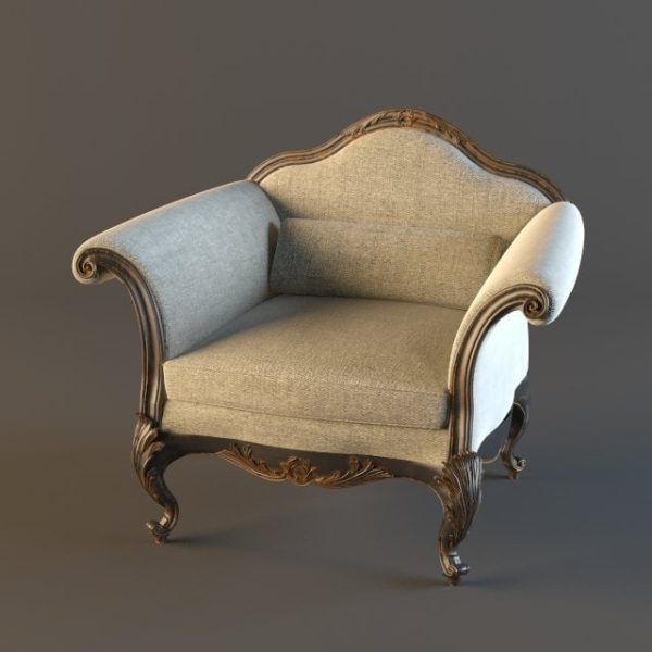 105-3d Models-Armchairs & Sofas-Armchair