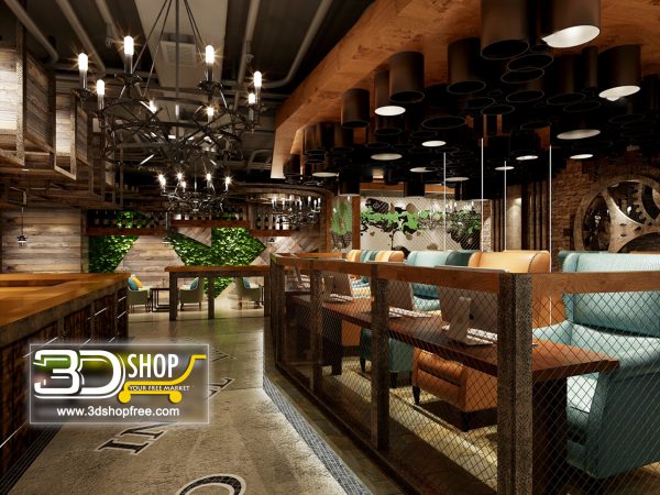 Interior Scenes – Cafes & Restaurants -Industrial style 109