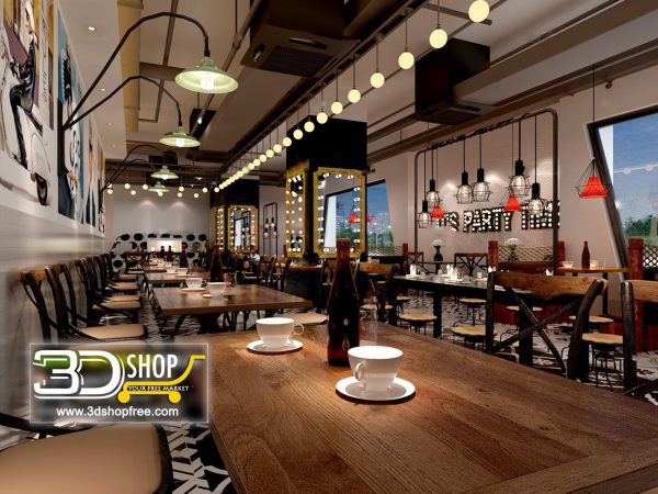 111-Interior Scenes-Cafes & Restaurants-Industrial style