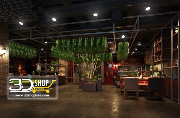 115-Interior Scenes-Cafes & Restaurants-Industrial style