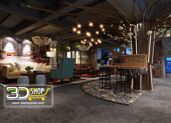 119-Interior Scenes-Cafes & Restaurants-Industrial style
