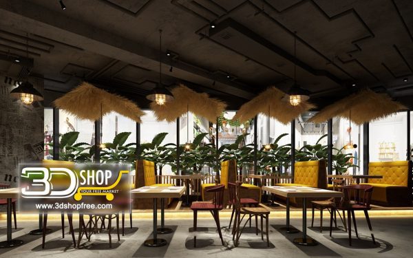 120-Interior Scenes-Cafes & Restaurants-Industrial style