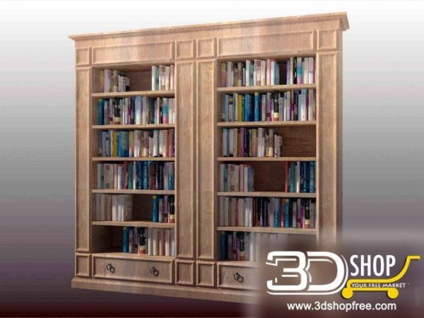 121-3d Models-Classic-Wardrobe & Display Cabinets