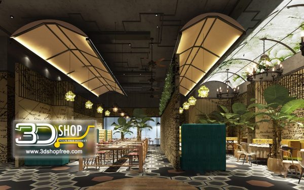 122-Interior Scenes-Cafes & Restaurants-Industrial style