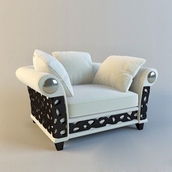 124-3d Models-Armchairs & Sofas-Armchair