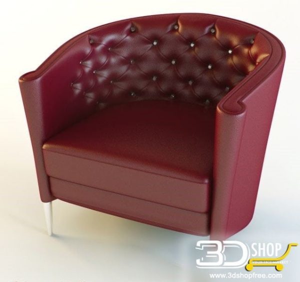 127-3d Models-Armchairs & Sofas-Armchair