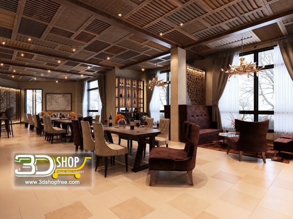 130-Interior Scenes-Cafes & Restaurants-Mix style