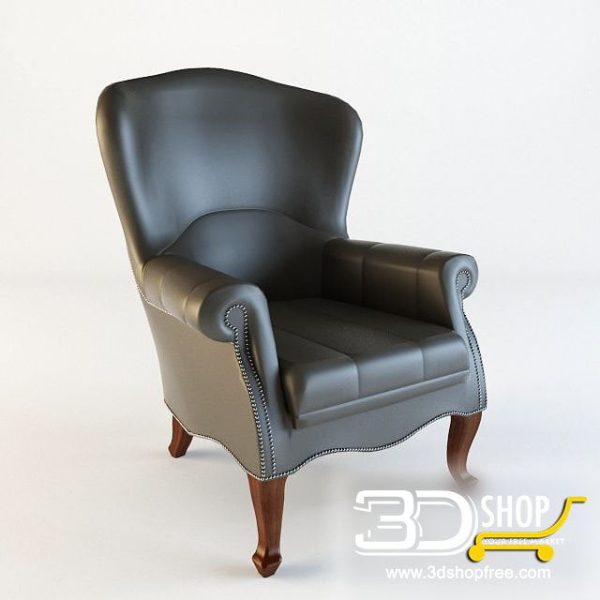 131-3d Models-Armchairs & Sofas-Armchair