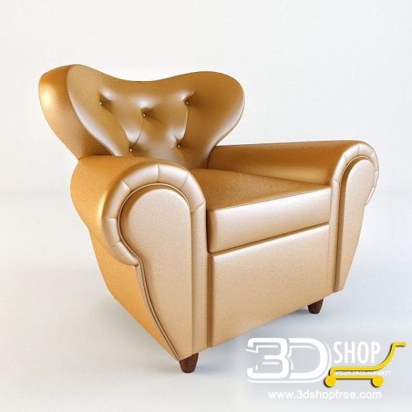 132-3d Models-Armchairs & Sofas-Armchair