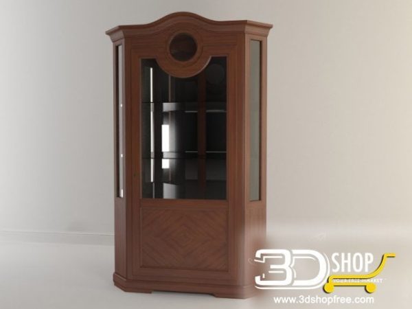 132-3d Models-Classic-Wardrobe & Display Cabinets