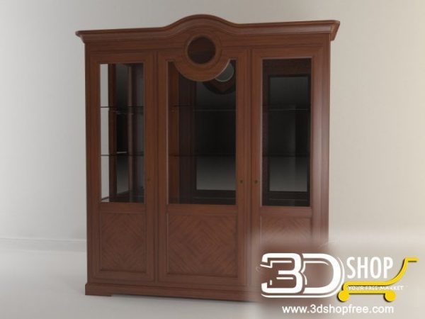 133-3d Models-Classic-Wardrobe & Display Cabinets