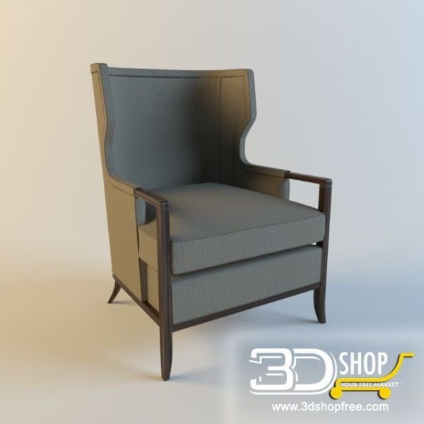 134-3d Models-Armchairs & Sofas-Armchair
