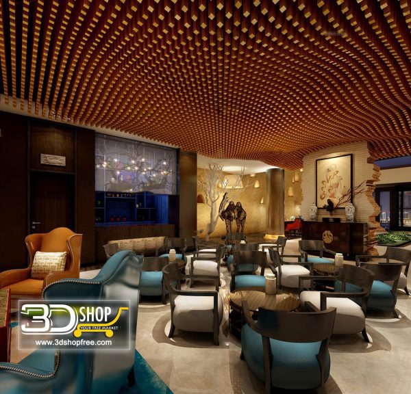 136-Interior Scenes-Cafes & Restaurants-Mix style