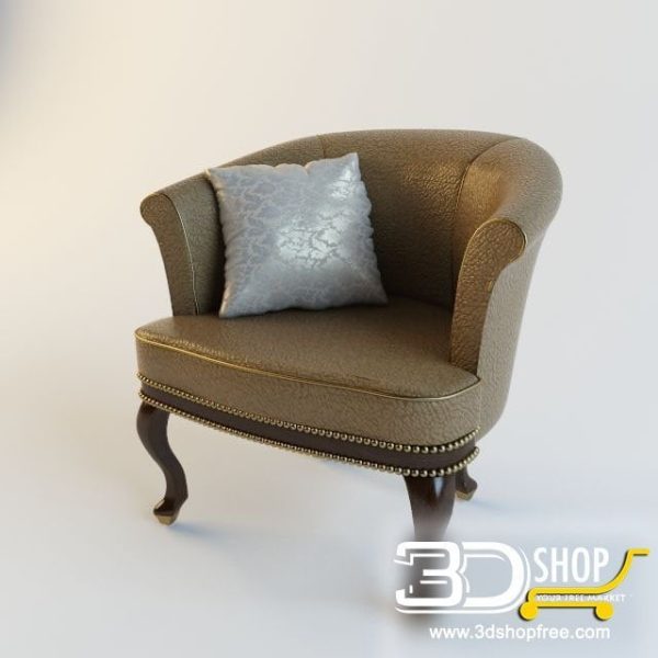 139-3d Models-Armchairs & Sofas-Armchair