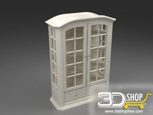 139-3d Models-Classic-Wardrobe & Display Cabinets