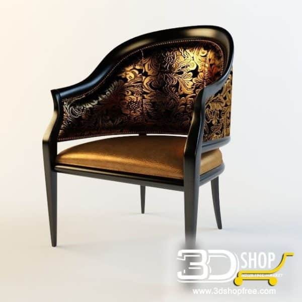 141-3d Models-Armchairs & Sofas-Armchair