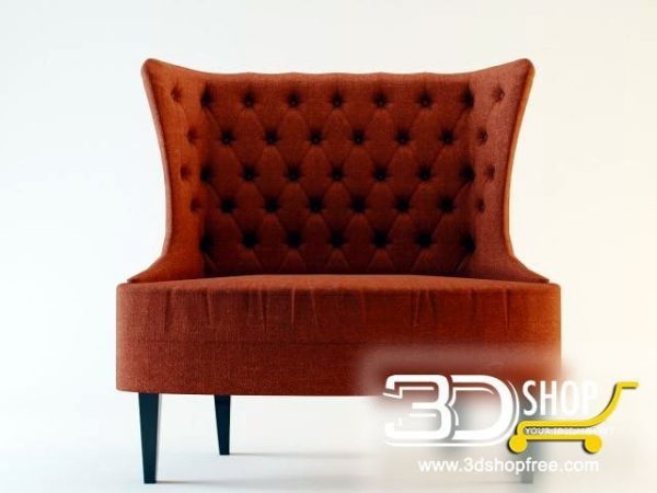 145-3d Models-Armchairs & Sofas-Armchair