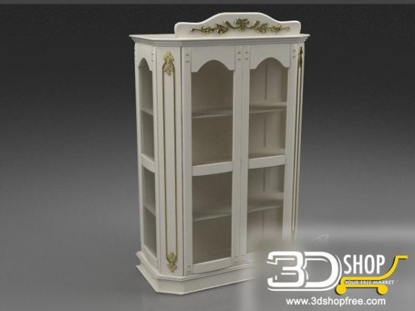 147-3d Models-Classic-Wardrobe & Display Cabinets