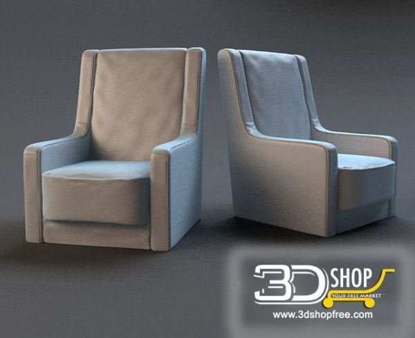 151-3d Models-Armchairs & Sofas-Armchair