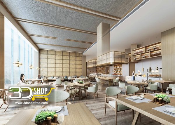 151-Interior Scenes-Cafes & Restaurants-Modern style