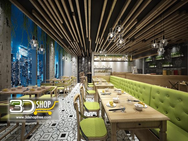 153-Interior Scenes-Cafes & Restaurants-Modern style