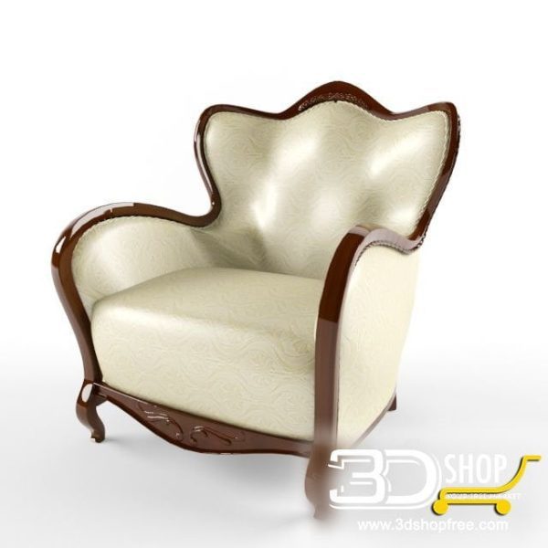 154-3d Models-Armchairs & Sofas-Armchair