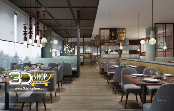 154-Interior Scenes-Cafes & Restaurants-Modern style
