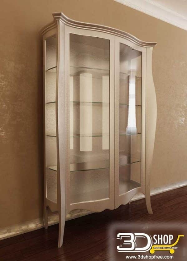 156-3d Models-Classic-Wardrobe & Display Cabinets