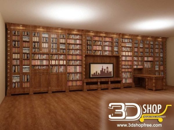 159-3d Models-Classic-Wardrobe & Display Cabinets