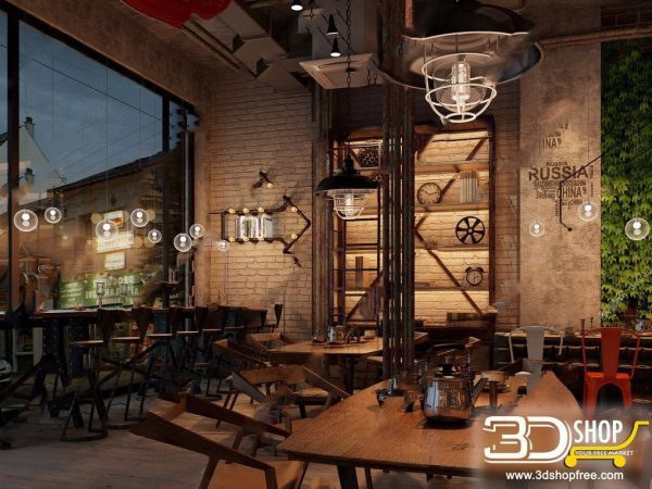 184-Interior Scenes-Cafes & Restaurants-Modern style