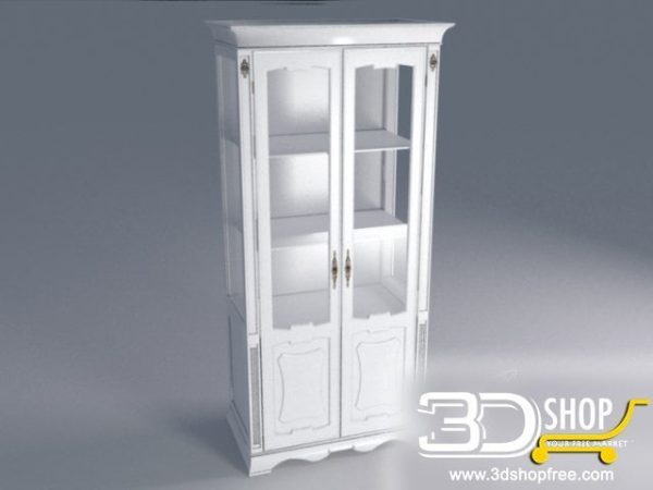 185-3d Models-Classic-Wardrobe & Display Cabinets