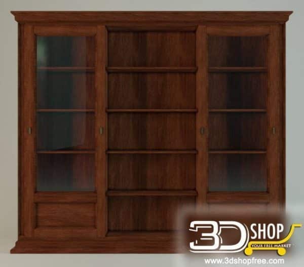 187-3d Models-Classic-Wardrobe & Display Cabinets