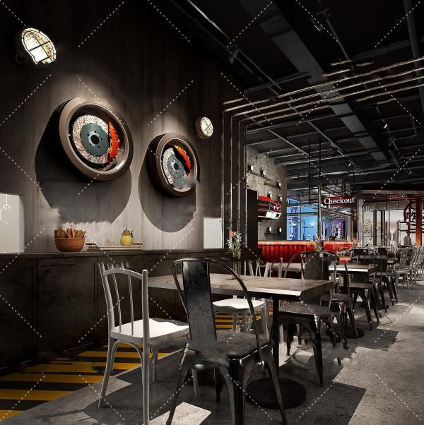 191-Interior Scenes-Cafes & Restaurants-Modern style