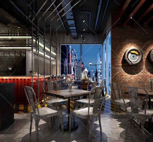 193-Interior Scenes-Cafes & Restaurants-Modern style