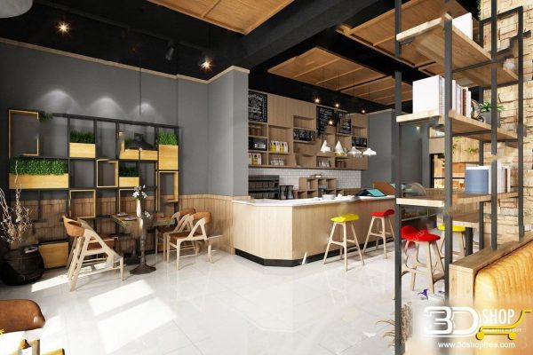 198-Interior Scenes-Cafes & Restaurants-Modern style