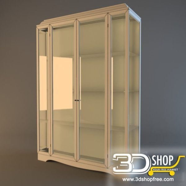 207-3d Models-Classic-Wardrobe & Display Cabinets