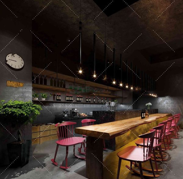 209-Interior Scenes-Cafes & Restaurants-Modern style