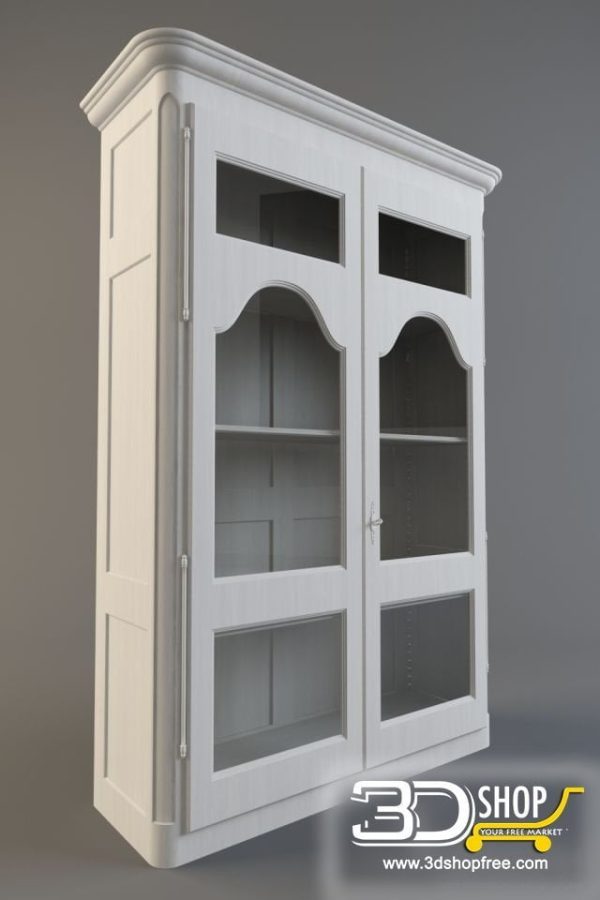 210-3d Models-Classic-Wardrobe & Display Cabinets