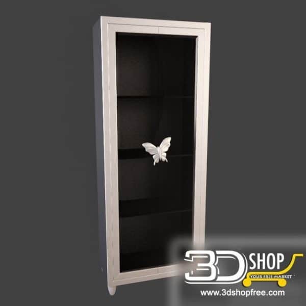 241-3d Models-Classic-Wardrobe & Display Cabinets