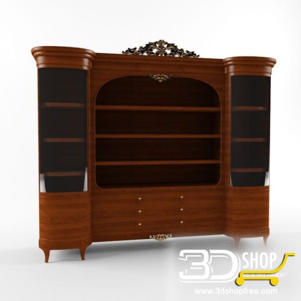 262-3d Models-Classic-Wardrobe & Display Cabinets