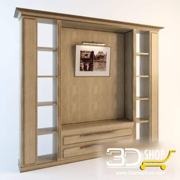 268-3d Models-Classic-Wardrobe & Display Cabinets