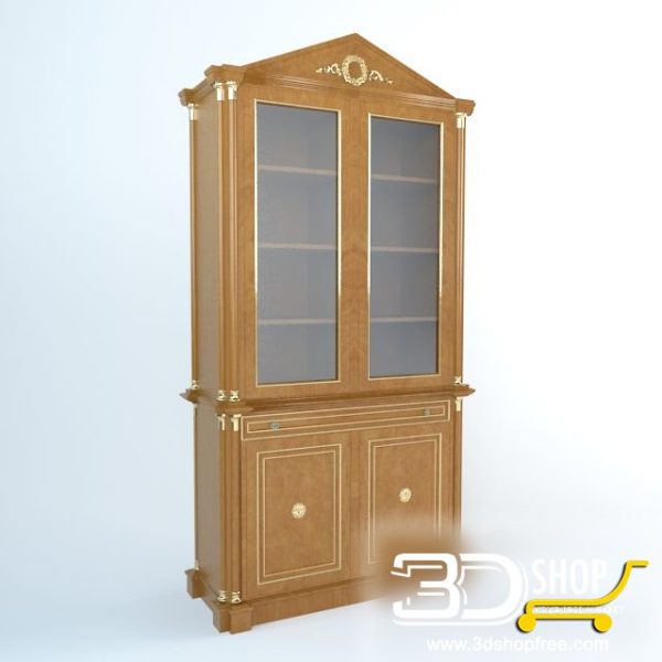274-3d Models-Classic-Wardrobe & Display Cabinets