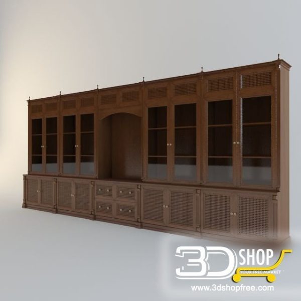 277-3d Models-Classic-Wardrobe & Display Cabinets
