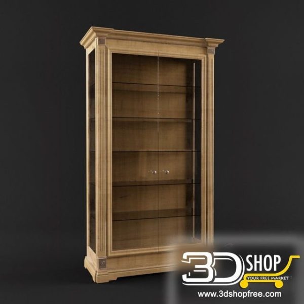 298-3d Models-Classic-Wardrobe & Display Cabinets