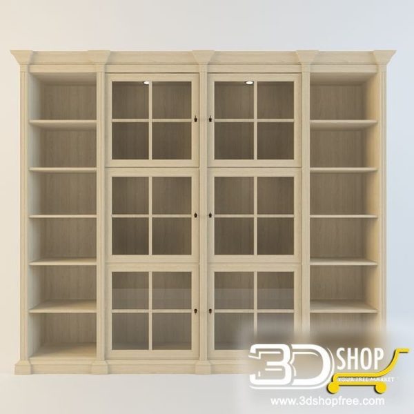 304-3d Models-Classic-Wardrobe & Display Cabinets